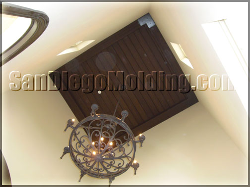 faux wood beams